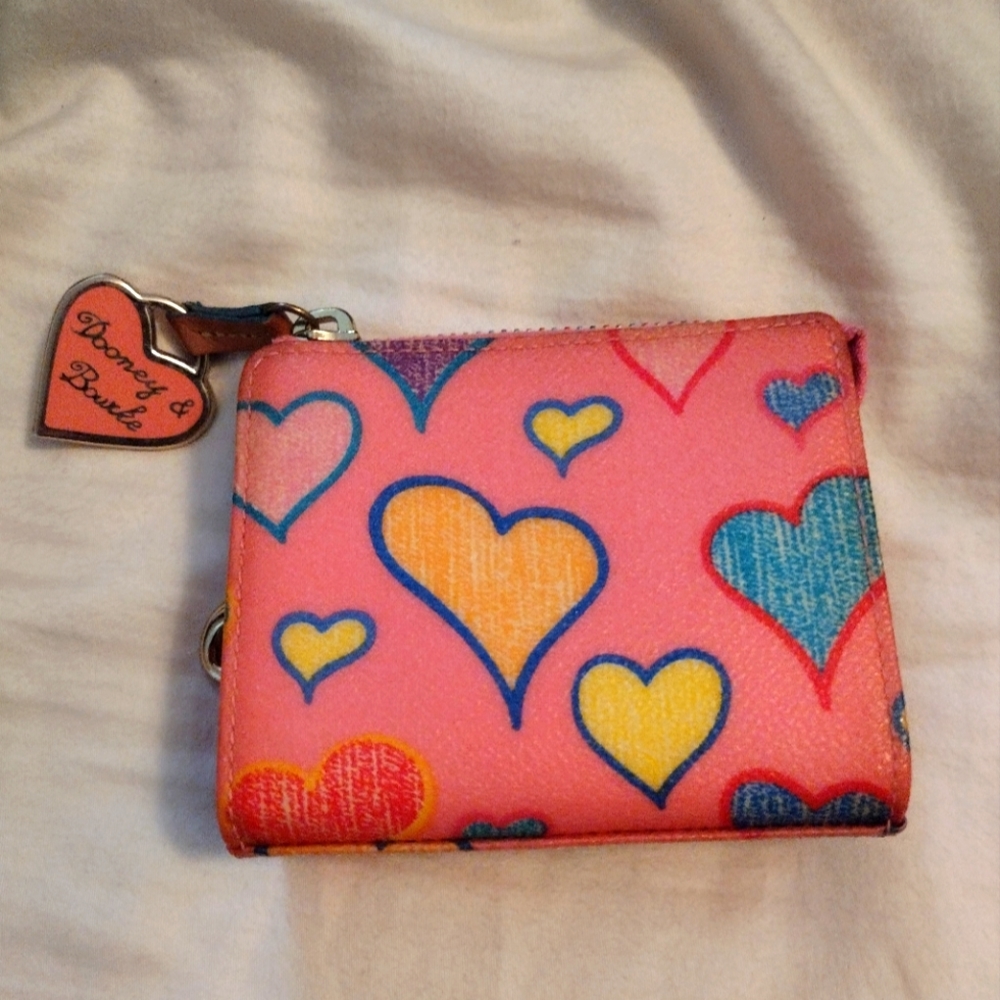 Dooney & Bourke change purse in "Barbie" pink